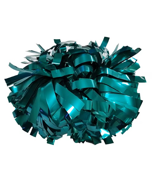 Metallic Teal Cheer Pom Poms (Pair) | Zing Zest