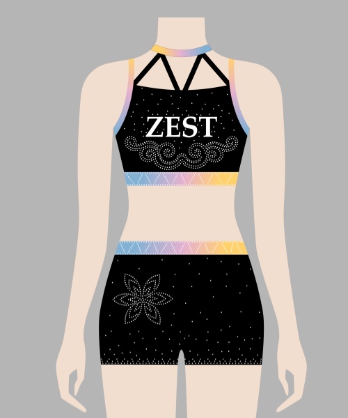 Spectrum – Rainbow Cheer Practice Wear