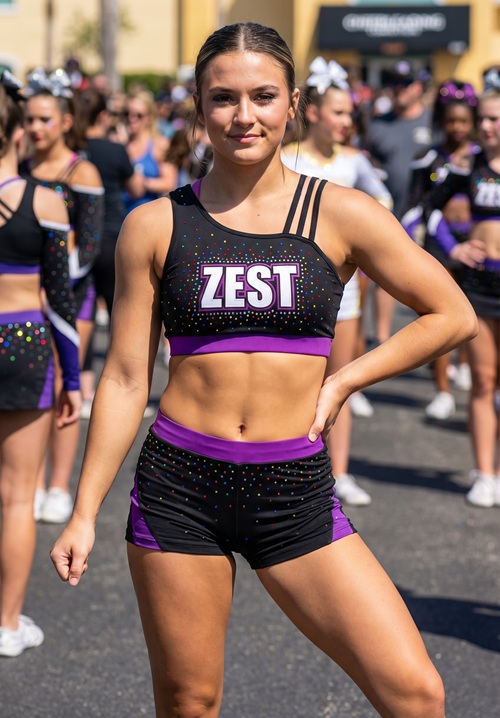 Confetti – Rhinestone Cheer Practice Wear