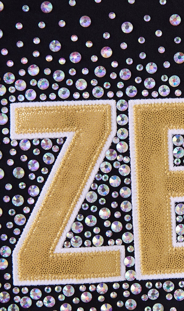 Rhinestone close-up
